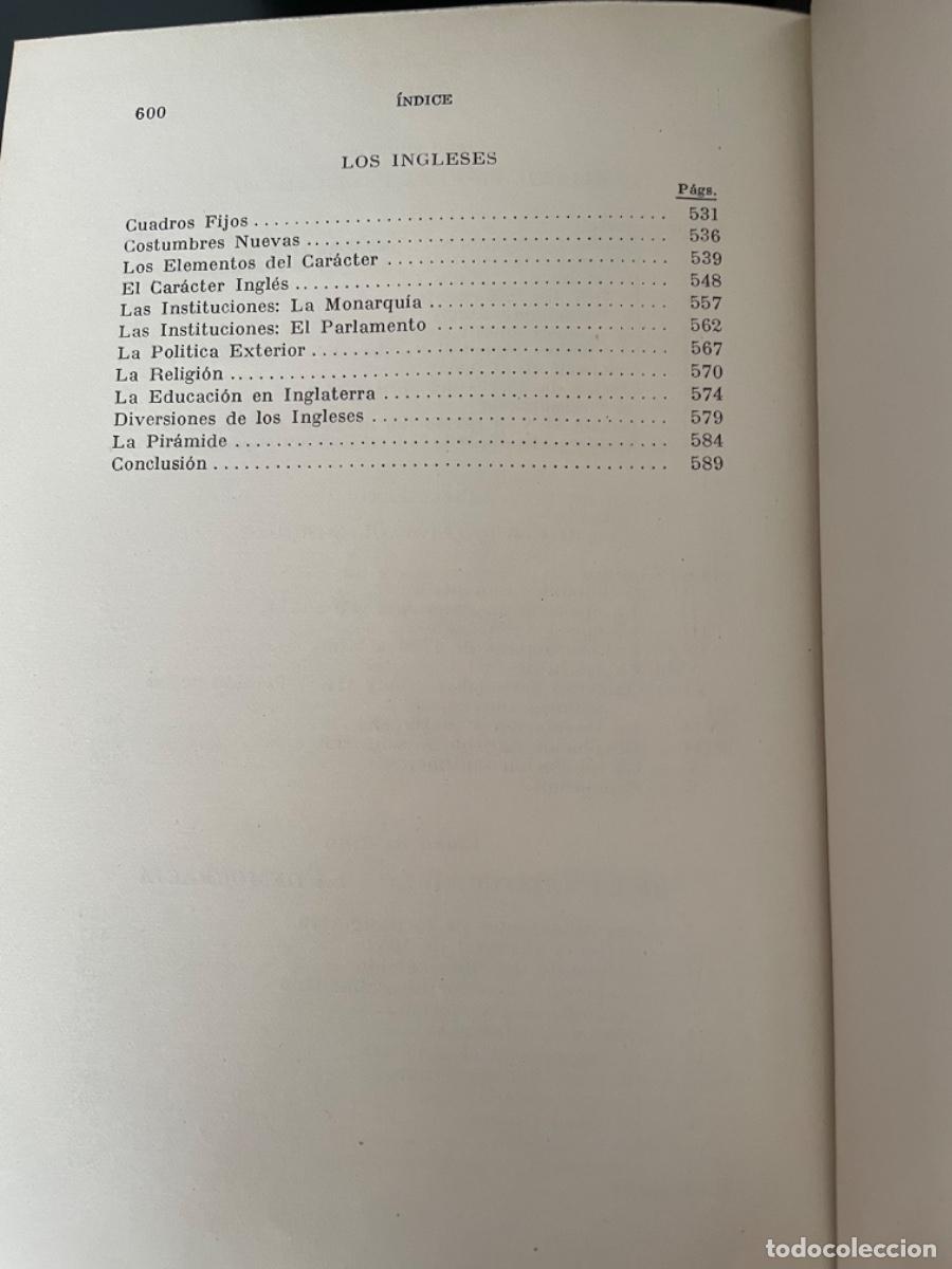 Libros de segunda mano: HISTORIA DE INGLATERRA Y LOS INGLESES. ANDR&Eacute; MAUROIS, 1951 - Foto 9