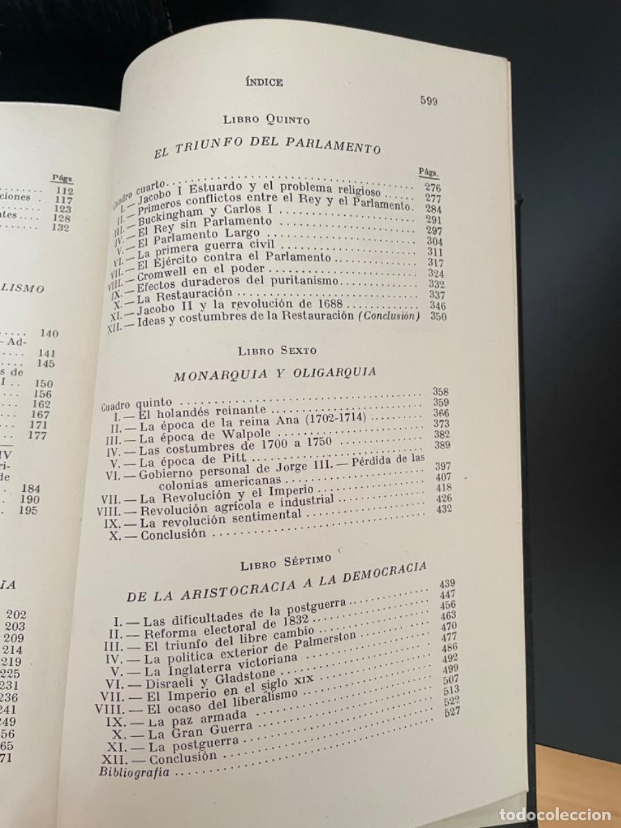 Libros de segunda mano: HISTORIA DE INGLATERRA Y LOS INGLESES. ANDR&Eacute; MAUROIS, 1951 - Foto 10