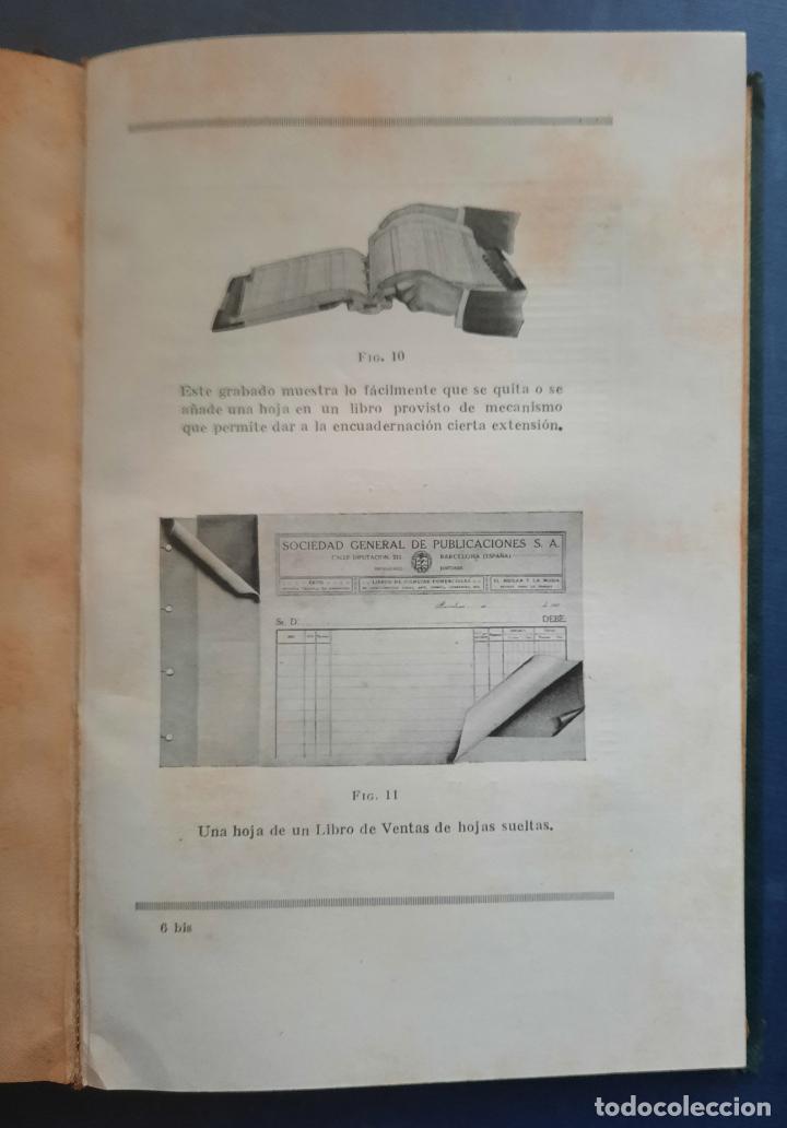 Libros de segunda mano: LA CONTABILIDAD EN HOJAS MOVIBLES - LEON BATARDON. - Foto 6