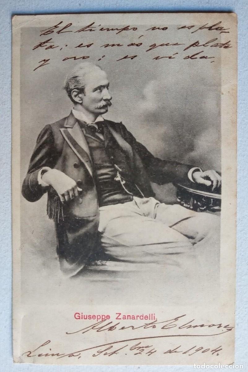 Libros de segunda mano: Elmore, Alberto - Nota manuscrita - (1904) - SIGNED - Foto 1