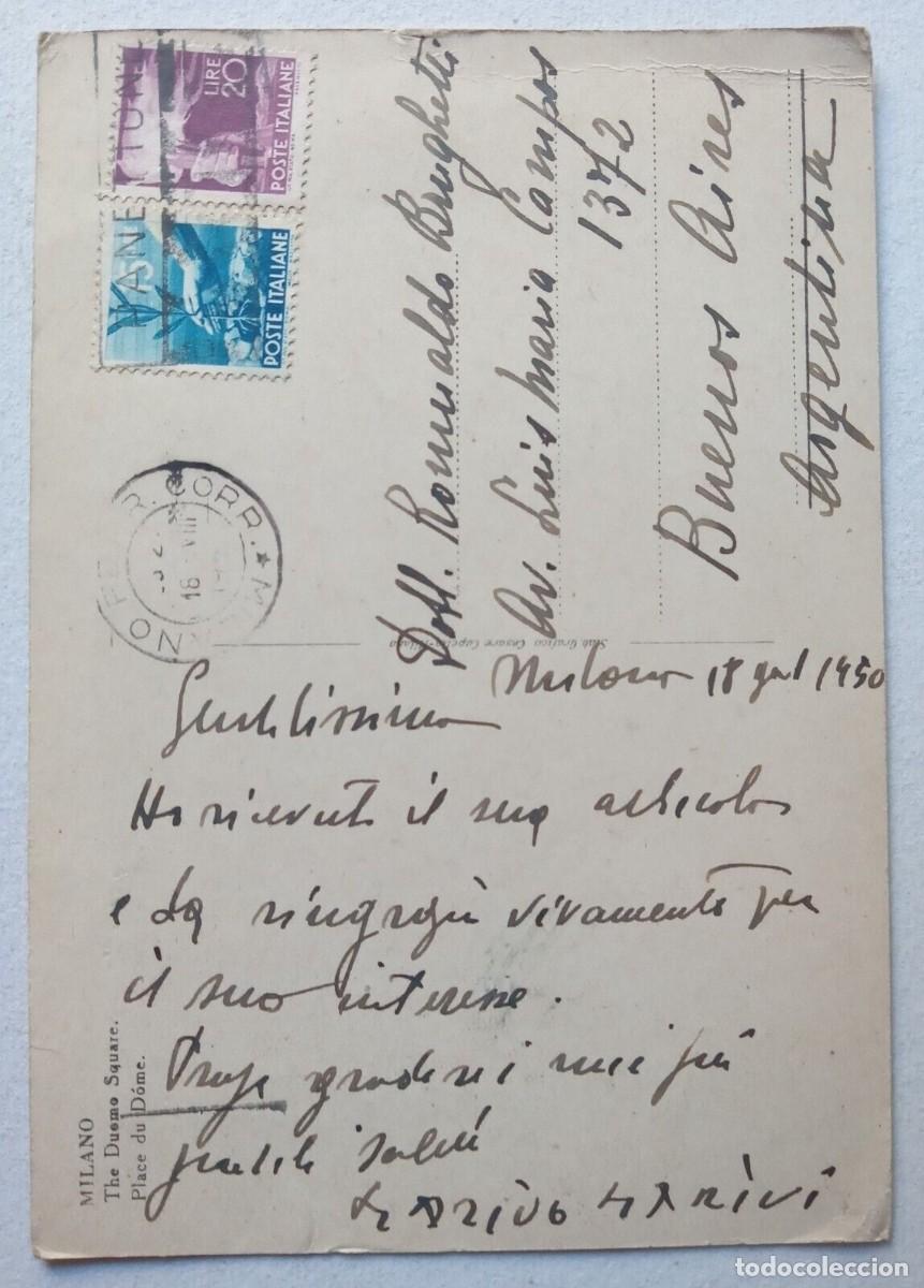 Libros de segunda mano: Marini, Marino - Nota manuscrita - (1950) - SIGNED - Foto 1