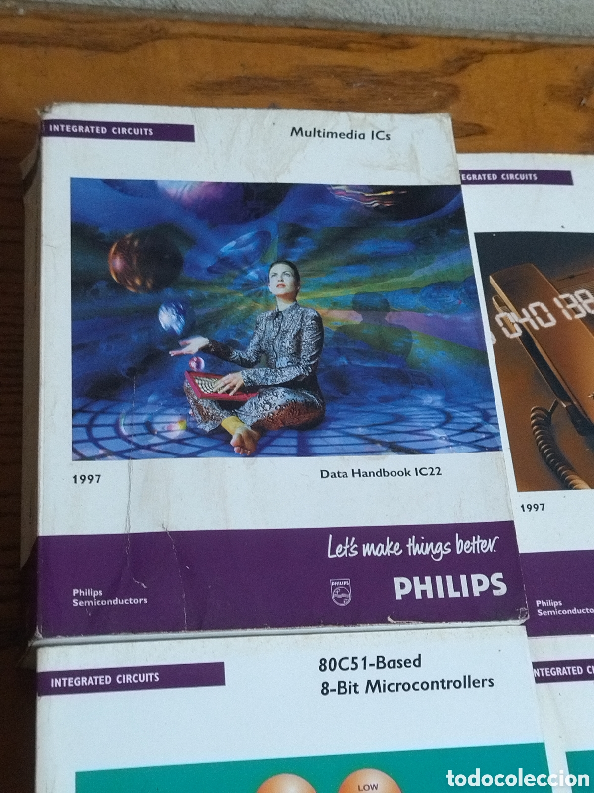Libros de segunda mano: Data handbook PHILIPS 1997. Manuales de electr&oacute;nica Philips antiguos. 4 libros, en ingl&eacute;s. - Foto 3