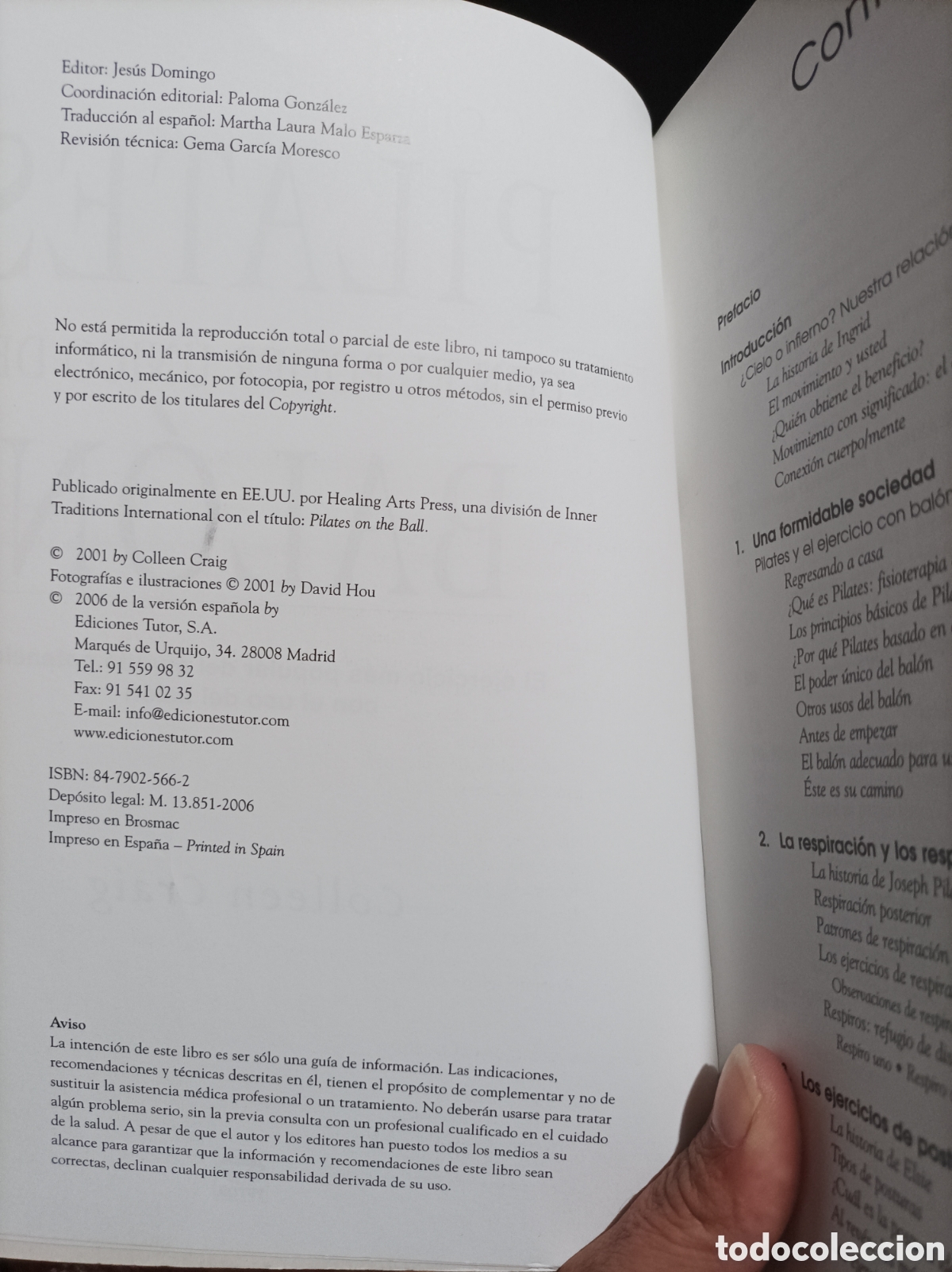 Libros de segunda mano: Pilates con el poder &uacute;nico del bal&oacute;n Colleen Craig - Foto 4