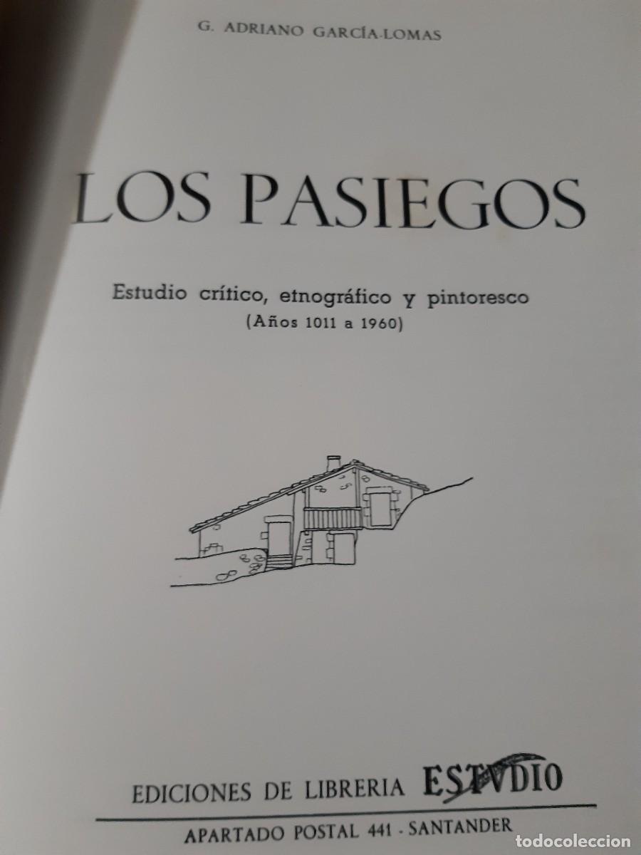 Libros de segunda mano: Los pasiegos Adriano Garc&iacute;a Lomas Cantabria - Foto 4