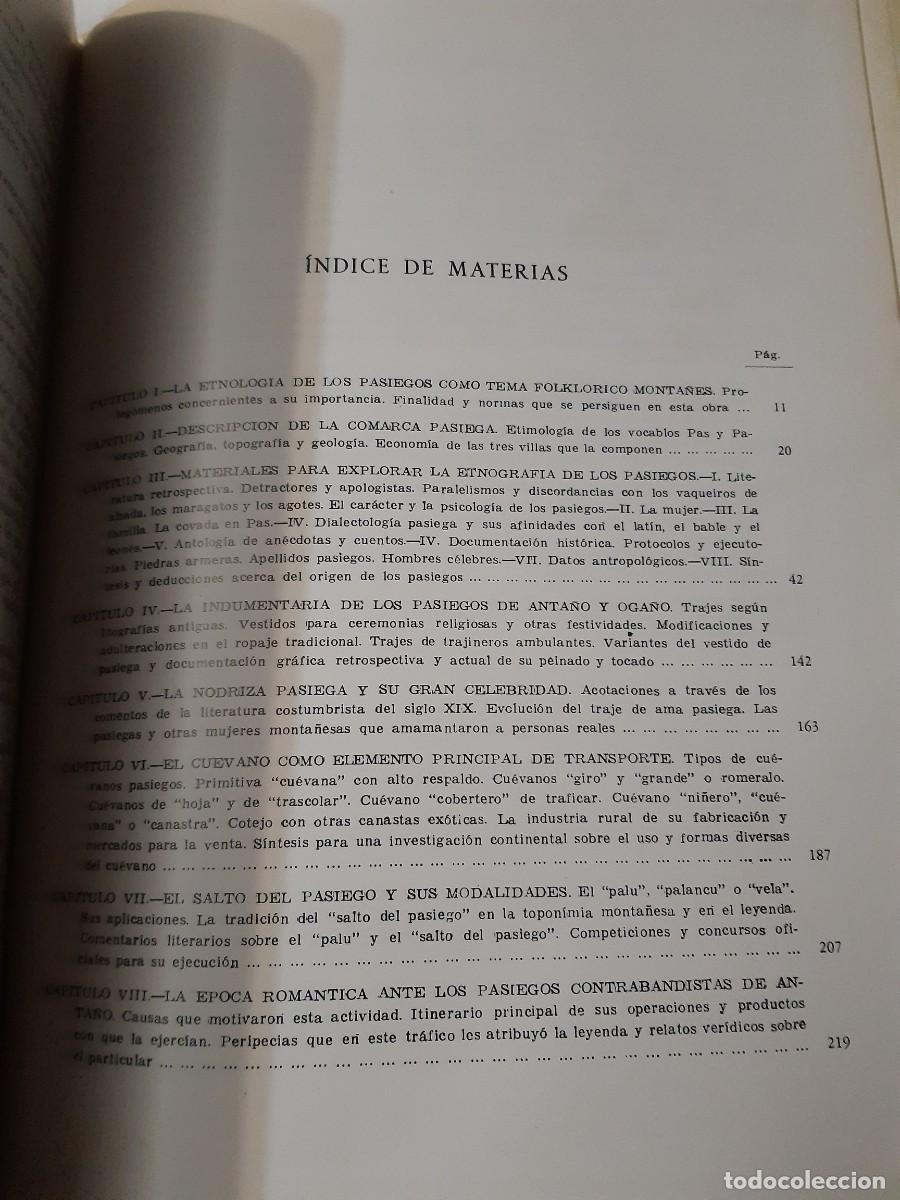 Libros de segunda mano: Los pasiegos Adriano Garc&iacute;a Lomas Cantabria - Foto 5