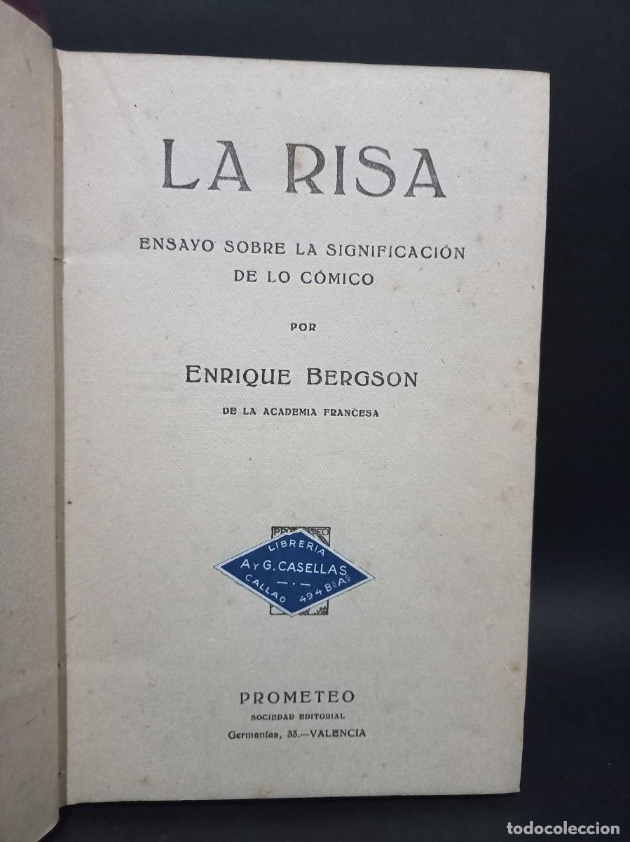 Libros de segunda mano: Enrique Bergson - La Risa - Foto 1