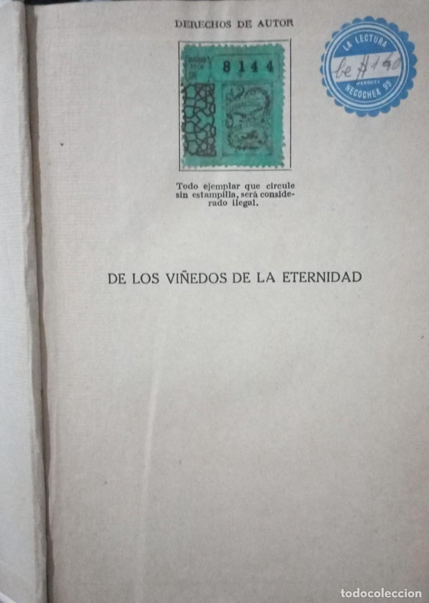 Libros de segunda mano: Vargas Vila - De los Vi&ntilde;edos de la Eternidad - Primera edici&oacute;n - Foto 3