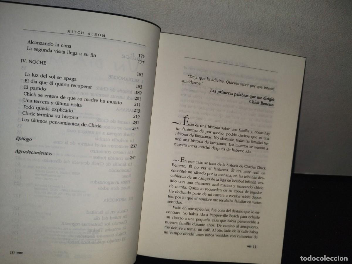 Libros de segunda mano: 85- MITCH ALBOM - UN D&Iacute;A M&Aacute;S - PRIMERA EDICI&Oacute;N 2007 - Foto 7