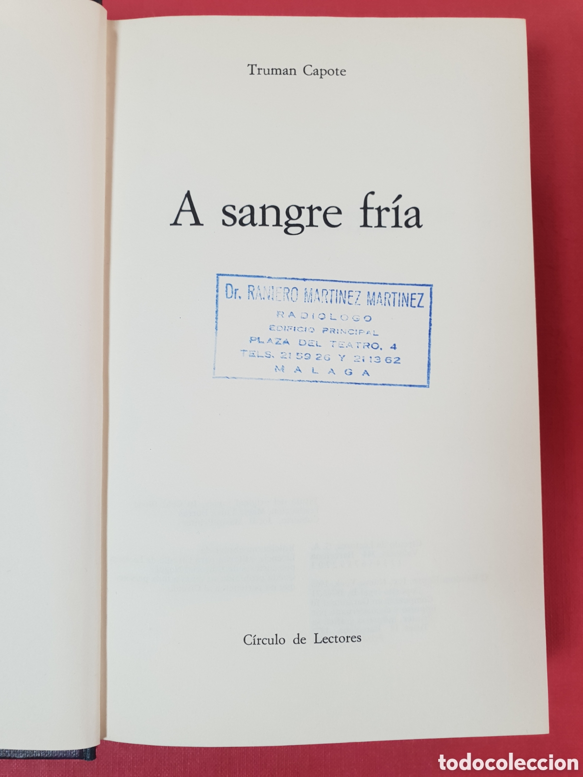 Libros de segunda mano: A SANGRE FR&Iacute;A. TRUMAN CAPOTE. - Foto 4