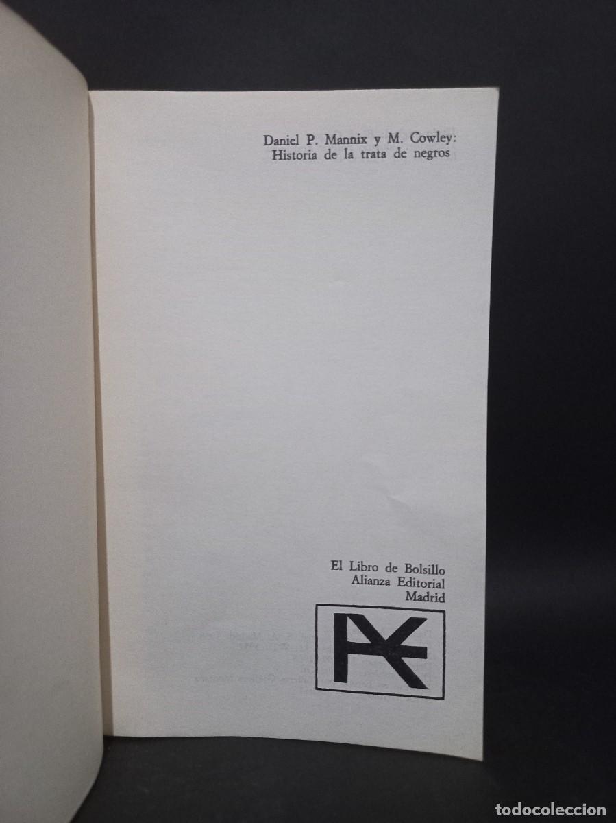 Libros de segunda mano: Mannix & Cowley - Historia de la Trata de Negros - 1968 - Foto 2