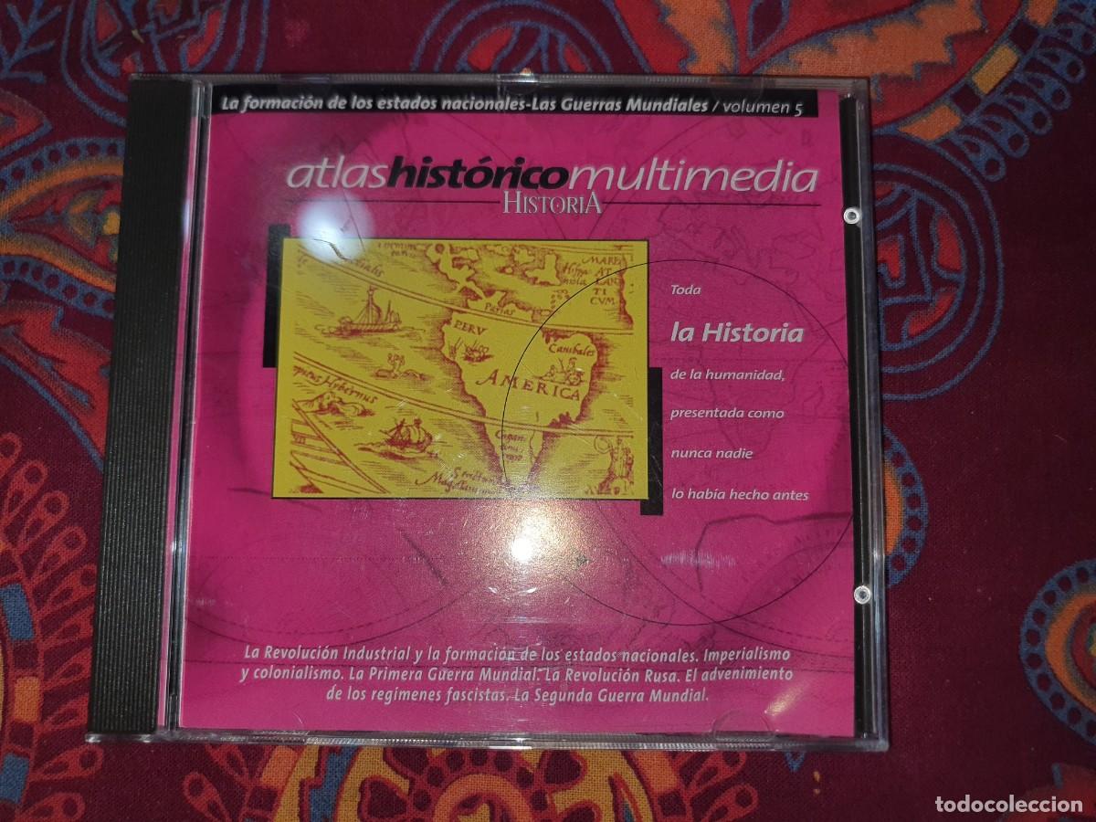 Libros de segunda mano: atlas hist&oacute;rico multimedia volumen 5 CDRom - Foto 1