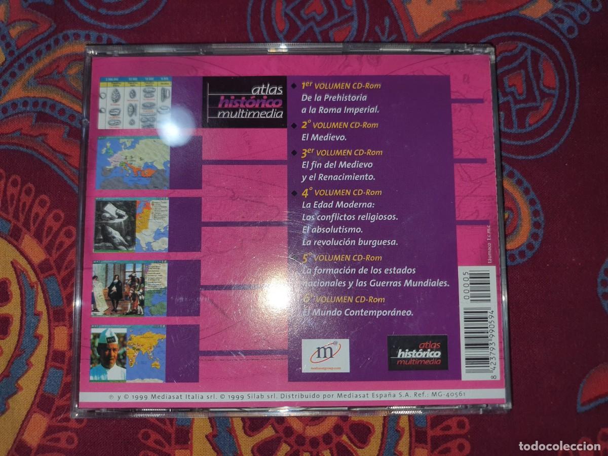 Libros de segunda mano: atlas hist&oacute;rico multimedia volumen 5 CDRom - Foto 2