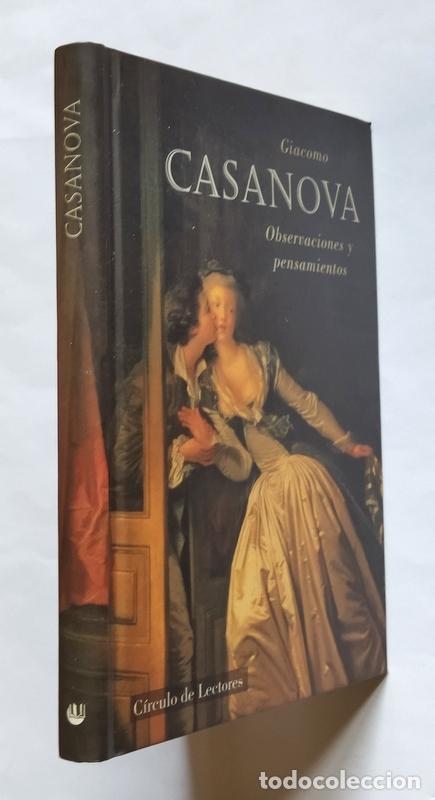 Libros de segunda mano: OBSERVACIONES Y PENSAMIENTOS - GIACOMO CASANOVA - Foto 2