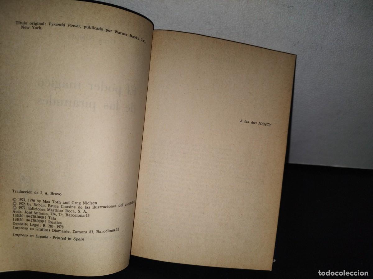 Libros de segunda mano: 82- EL PODER M&Aacute;GICO DE LAS PIR&Aacute;MIDES - MAX TOTH Y GREG NIELSEN - Foto 5