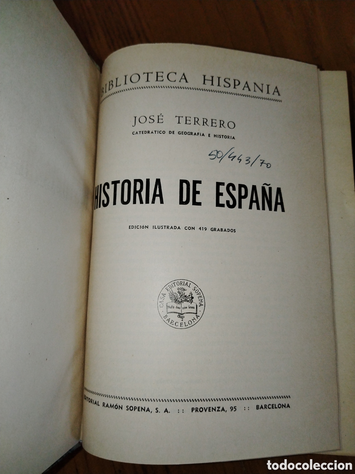 Libros de segunda mano: Historia de Espa&ntilde;a. Biblioteca Hispania. Sopena - Foto 2