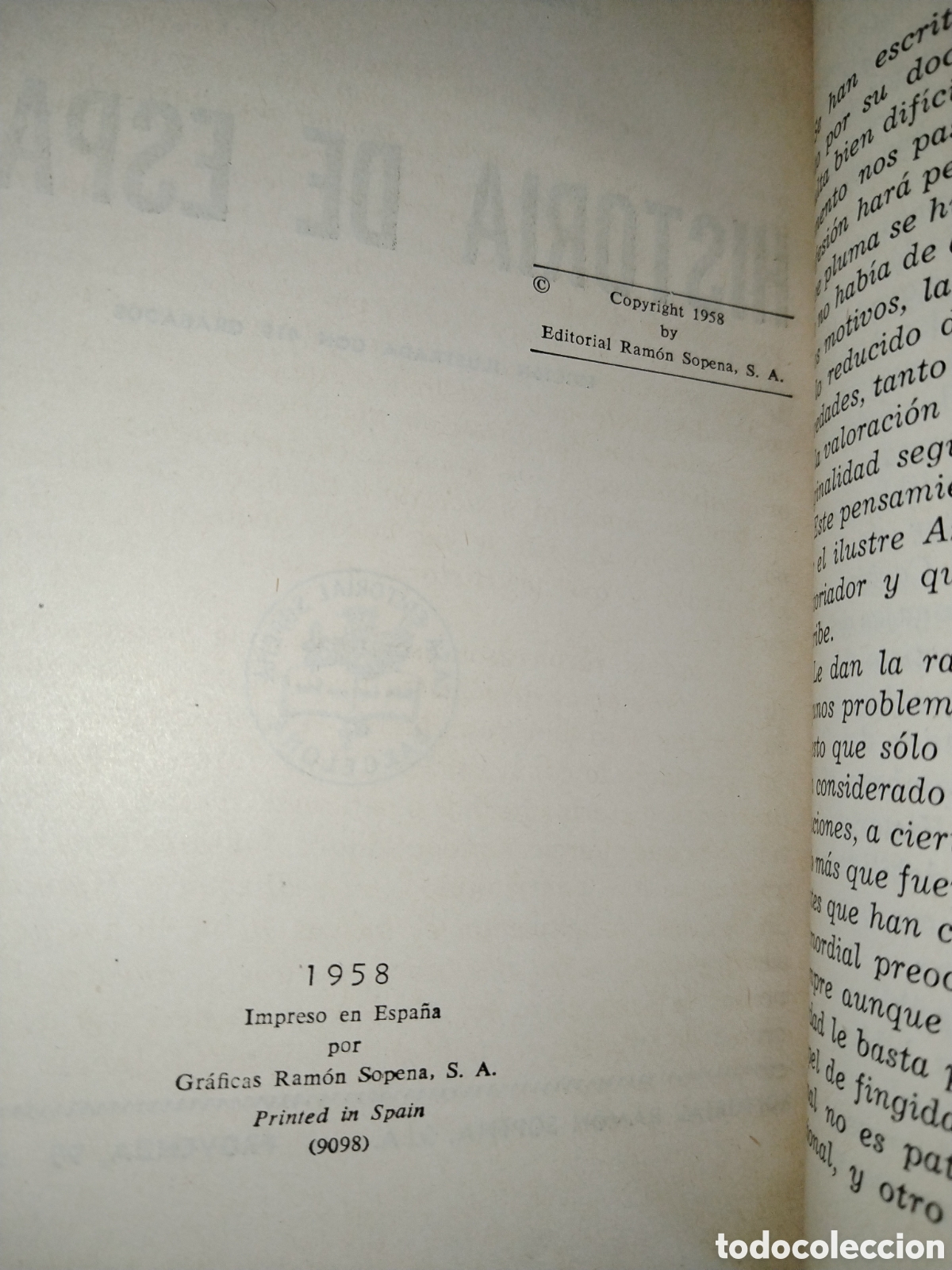 Libros de segunda mano: Historia de Espa&ntilde;a. Biblioteca Hispania. Sopena - Foto 3