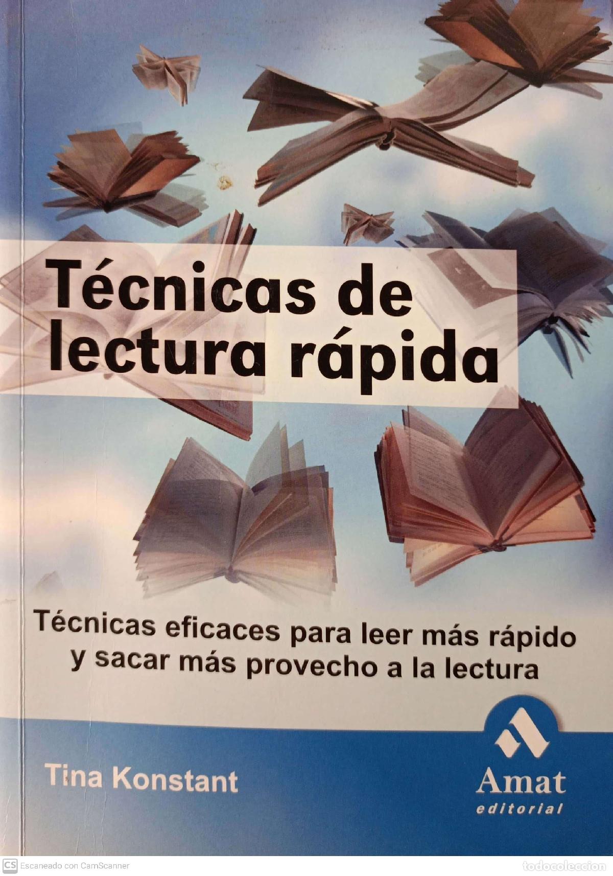 Libros de segunda mano: T&eacute;cnicas de lectura r&aacute;pida - Konstant, Tina - Foto 1