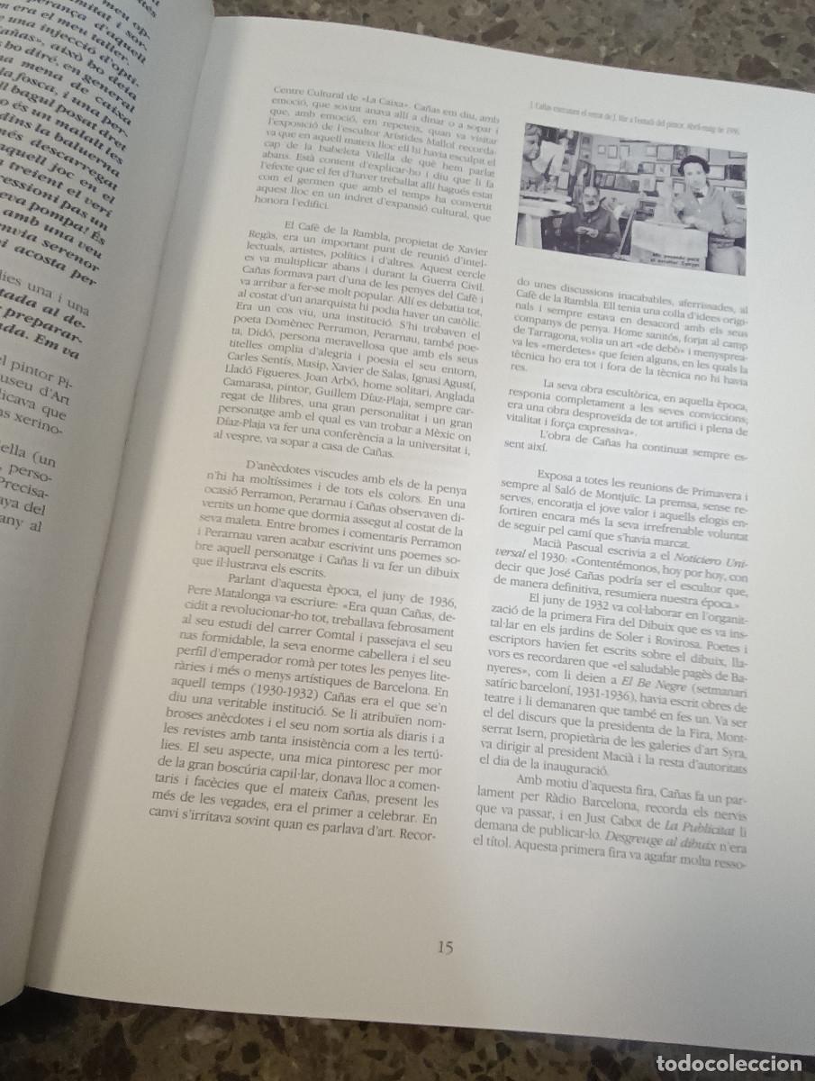 Libros de segunda mano: JOSEP CA&Ntilde;AS. ESCULTURES 1992. ESCULTURA - Foto 3