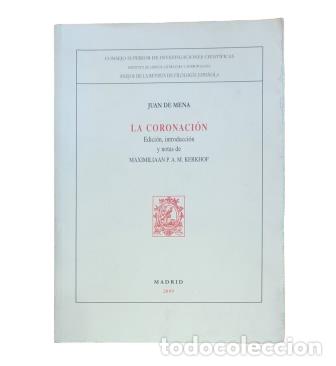 Libros de segunda mano: LA CORONACI&Oacute;N (2009).- Juan de Mena - Foto 1
