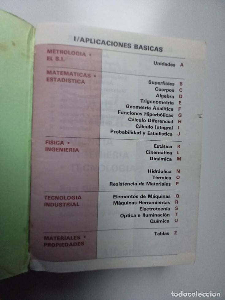 Libros de segunda mano: MANUAL DE F&Oacute;RMULAS T&Eacute;CNICAS. KURT GIECK - Foto 3