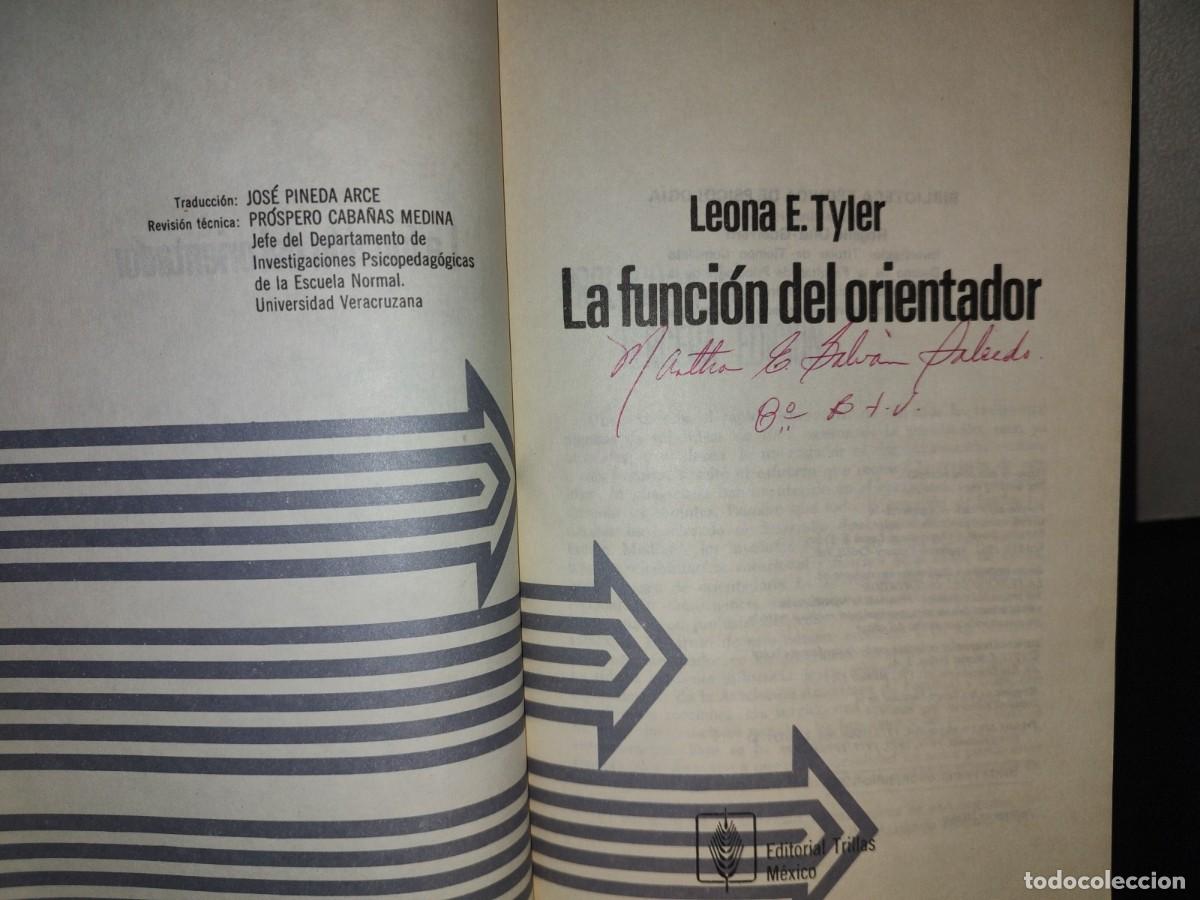 Libros de segunda mano: 87-2- LA FUNCI&Oacute;N DEL ORIENTADOR - LEONA E. TYLER - Foto 3