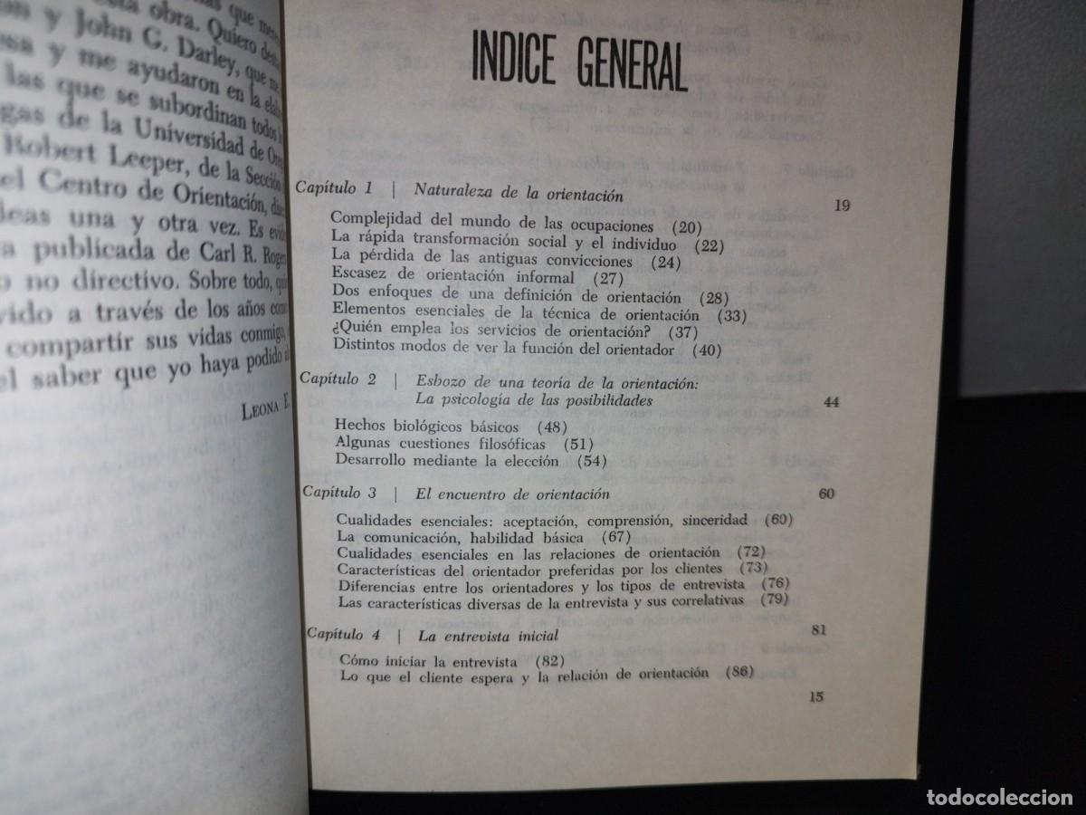 Libros de segunda mano: 87-2- LA FUNCI&Oacute;N DEL ORIENTADOR - LEONA E. TYLER - Foto 5