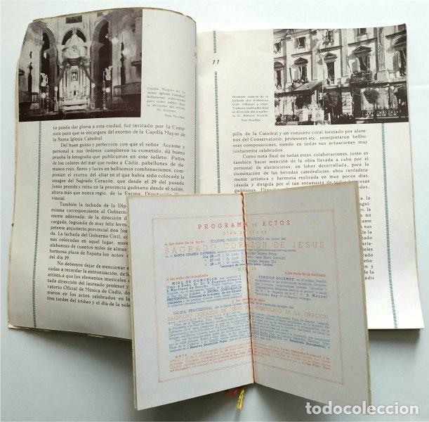 Libros de segunda mano: La provincia de C&aacute;diz consagrada al Coraz&oacute;n de Jes&uacute;s. Junio 1942. Programa de actos junio 1942 - Foto 2