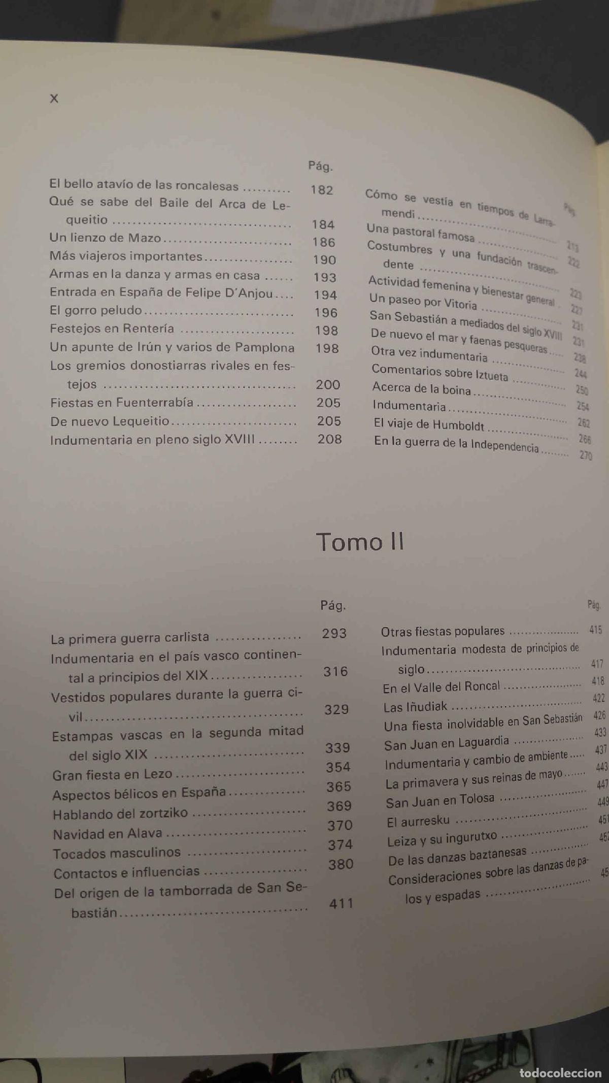 Libros de segunda mano: VASCOS Y TRAJES, 2 TOMOS. ARIZMENDI AMIE - Foto 2