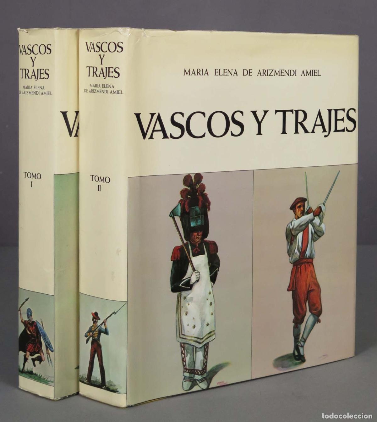 Libros de segunda mano: VASCOS Y TRAJES, 2 TOMOS. ARIZMENDI AMIE - Foto 1