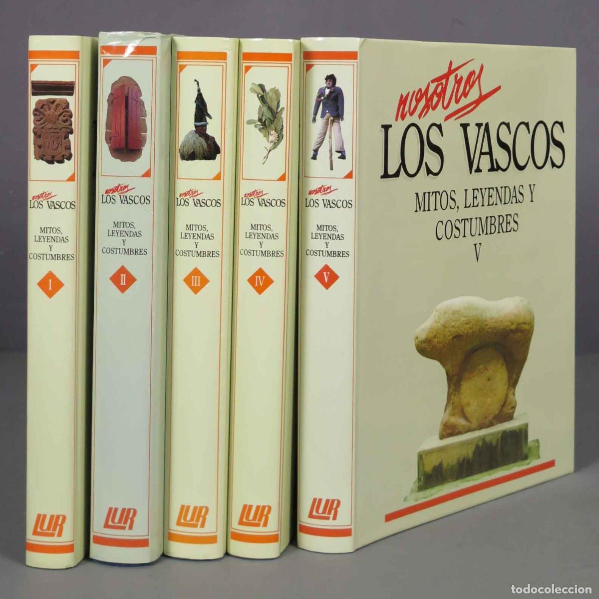 Libros de segunda mano: NOSTROS LOS VASCOS. 5 TOMOS - Foto 1