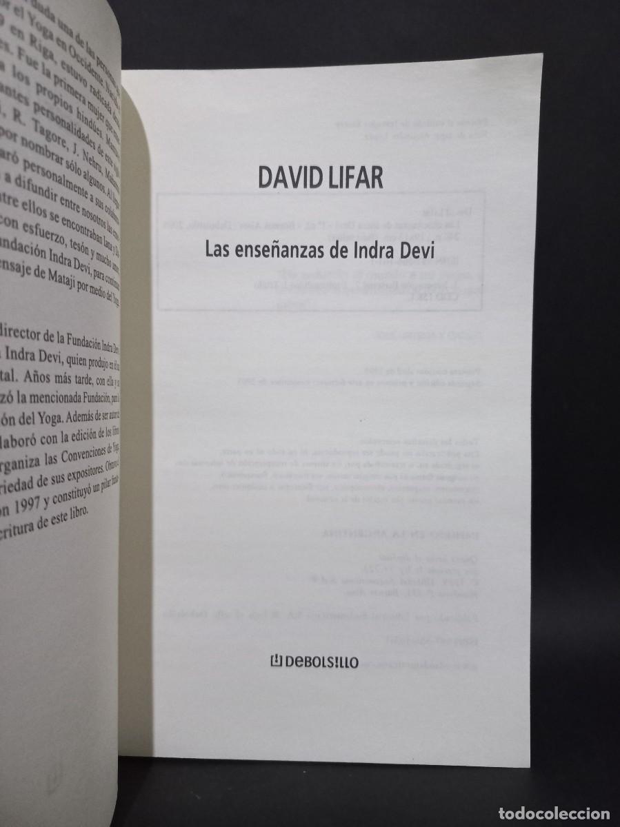 Libros de segunda mano: David Lifar - Las Ense&ntilde;anzas de Indra Devi - 2005 - Foto 2
