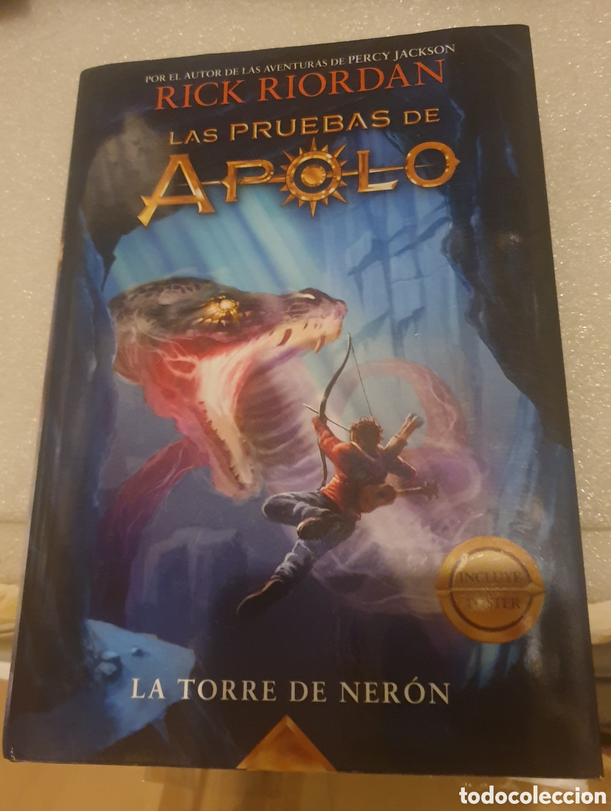 Libros de segunda mano: Las pruebas de Apolo. La torre de Ner&oacute;n - Rick Riordan - Foto 1