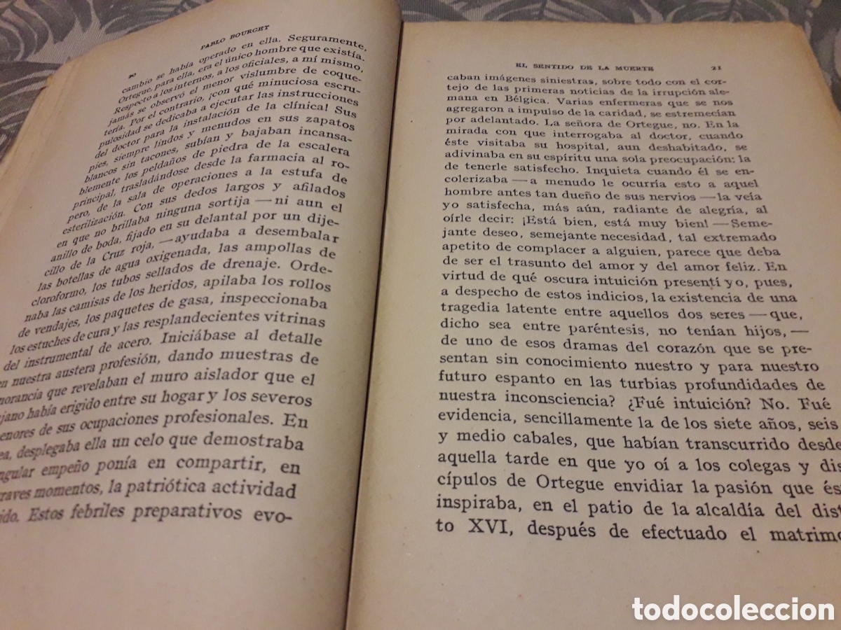 Libros de segunda mano: EL SENTIDO DE LA MUERTE, PABLO BOURGET, - Foto 3