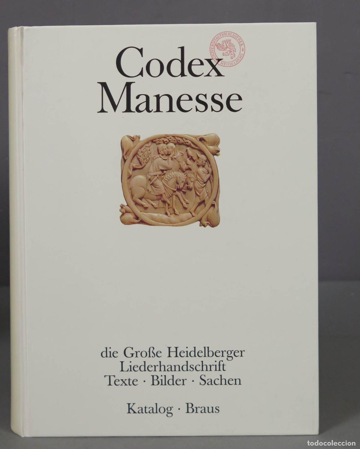 Second hand books: Codex Manesse. Katalog