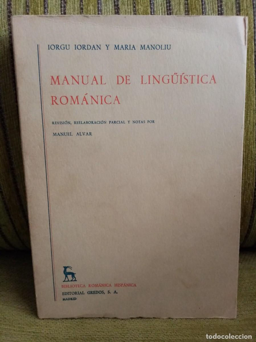 Libros de segunda mano: MANUAL DE LING&Uuml;&Iacute;STICA ROM&Aacute;NICA - Foto 1