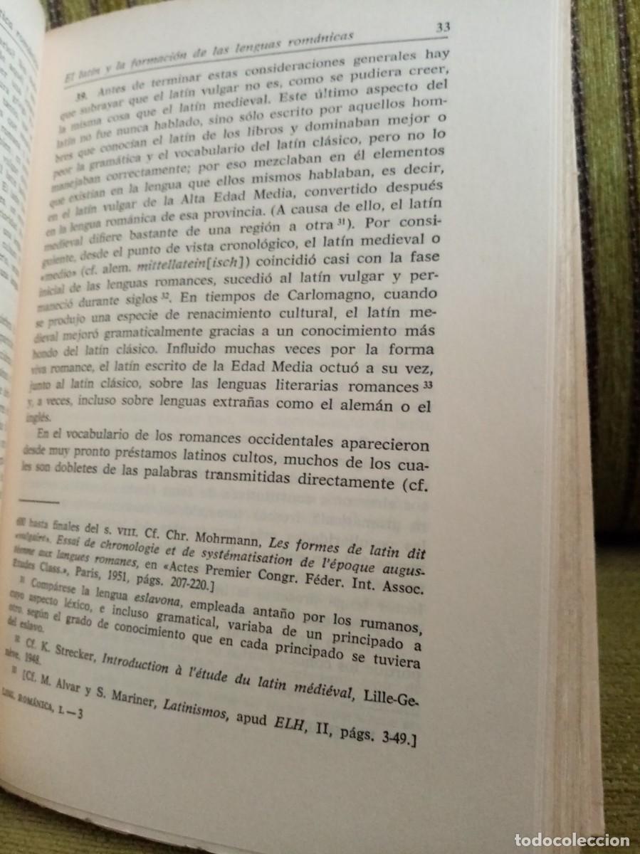 Libros de segunda mano: MANUAL DE LING&Uuml;&Iacute;STICA ROM&Aacute;NICA - Foto 9