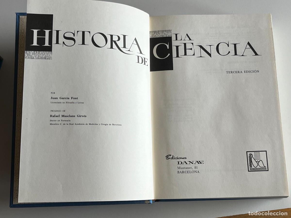 Libros de segunda mano: HISTORIA DE LA CIENCIA- J. GARCIA FONT - Foto 5
