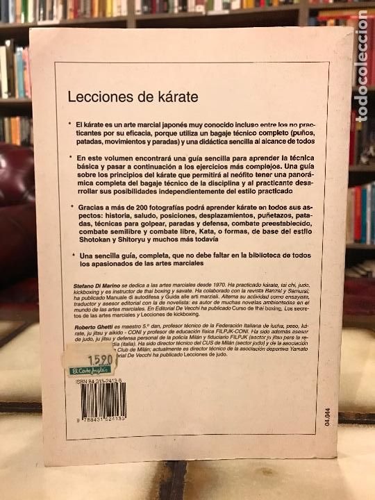 Libros de segunda mano: Lecciones de karate. Stefano di Marino / Roberto Ghetti - Foto 2