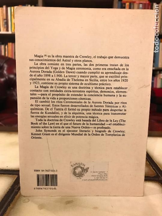Libros de segunda mano: Magia (k) en teor&iacute;a y pr&aacute;ctica. Aleister Crowley - Foto 2