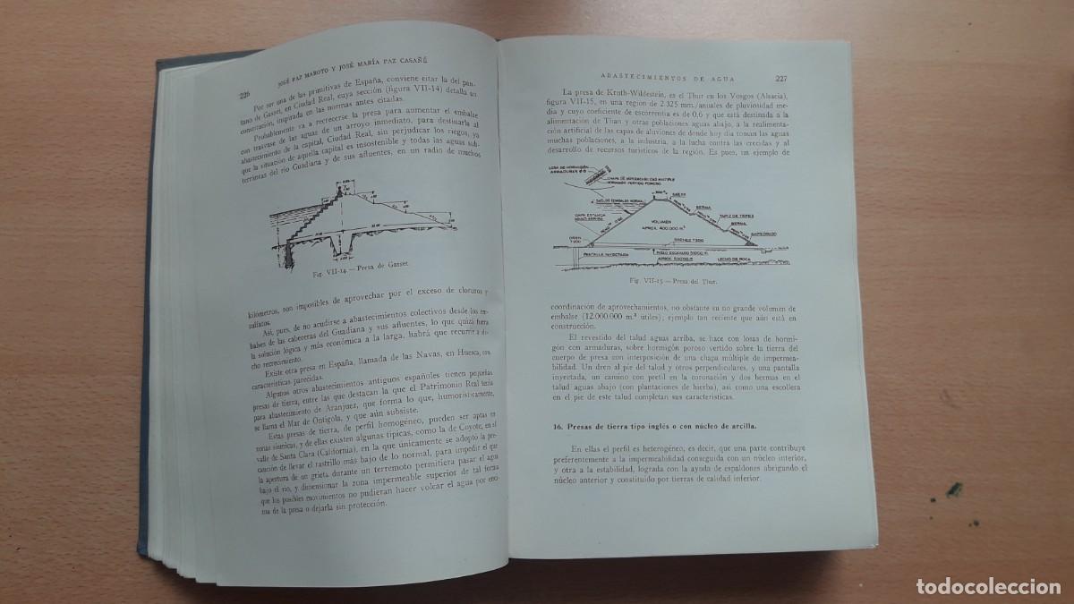 Libros de segunda mano: ABASTECIMIENTO DE AGUAS. PAZ MAROTO, 1962. - Foto 3
