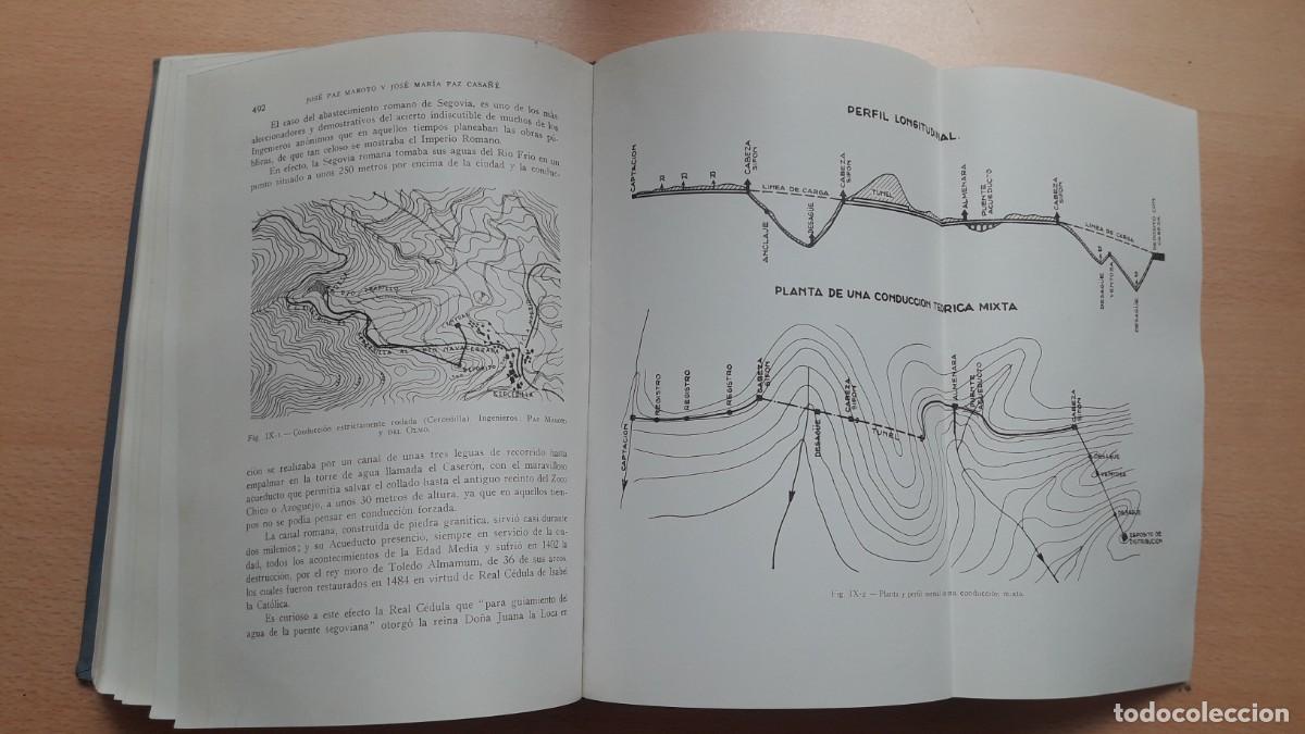 Libros de segunda mano: ABASTECIMIENTO DE AGUAS. PAZ MAROTO, 1962. - Foto 4