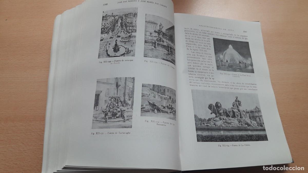Libros de segunda mano: ABASTECIMIENTO DE AGUAS. PAZ MAROTO, 1962. - Foto 6