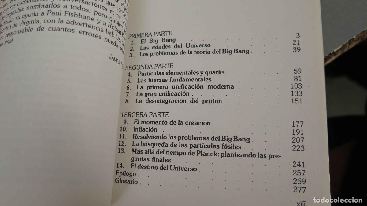 Libros de segunda mano: El momento de la creaci&oacute;n. James S.Trefil - Foto 2