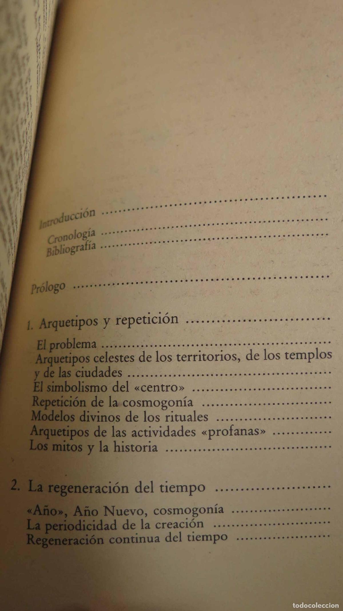 Libros de segunda mano: EL MITO DEL ETERNO RETORNO. Eliade - Foto 2