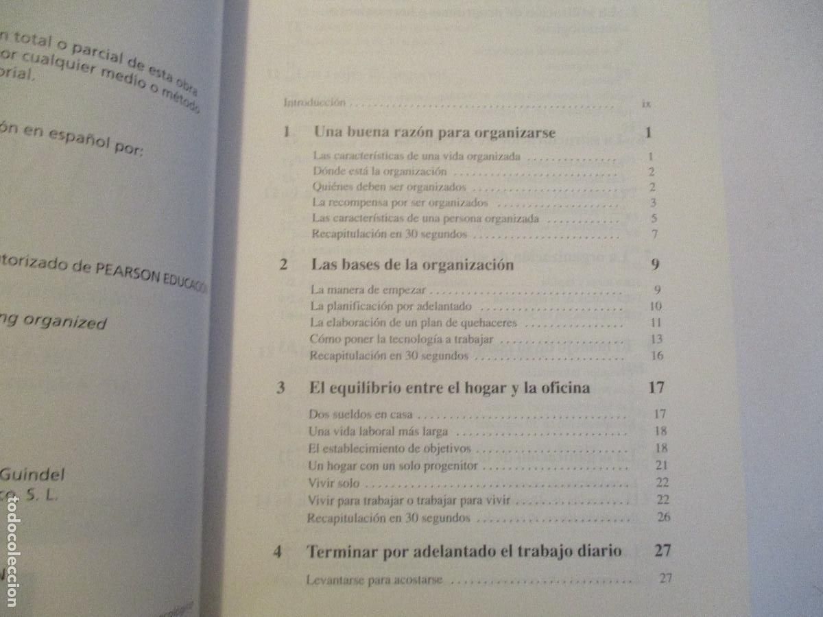 Libros de segunda mano: JANET BIGHAM , STEPHEN WINDHAUS Aprender a organizarse W24515 - Foto 2