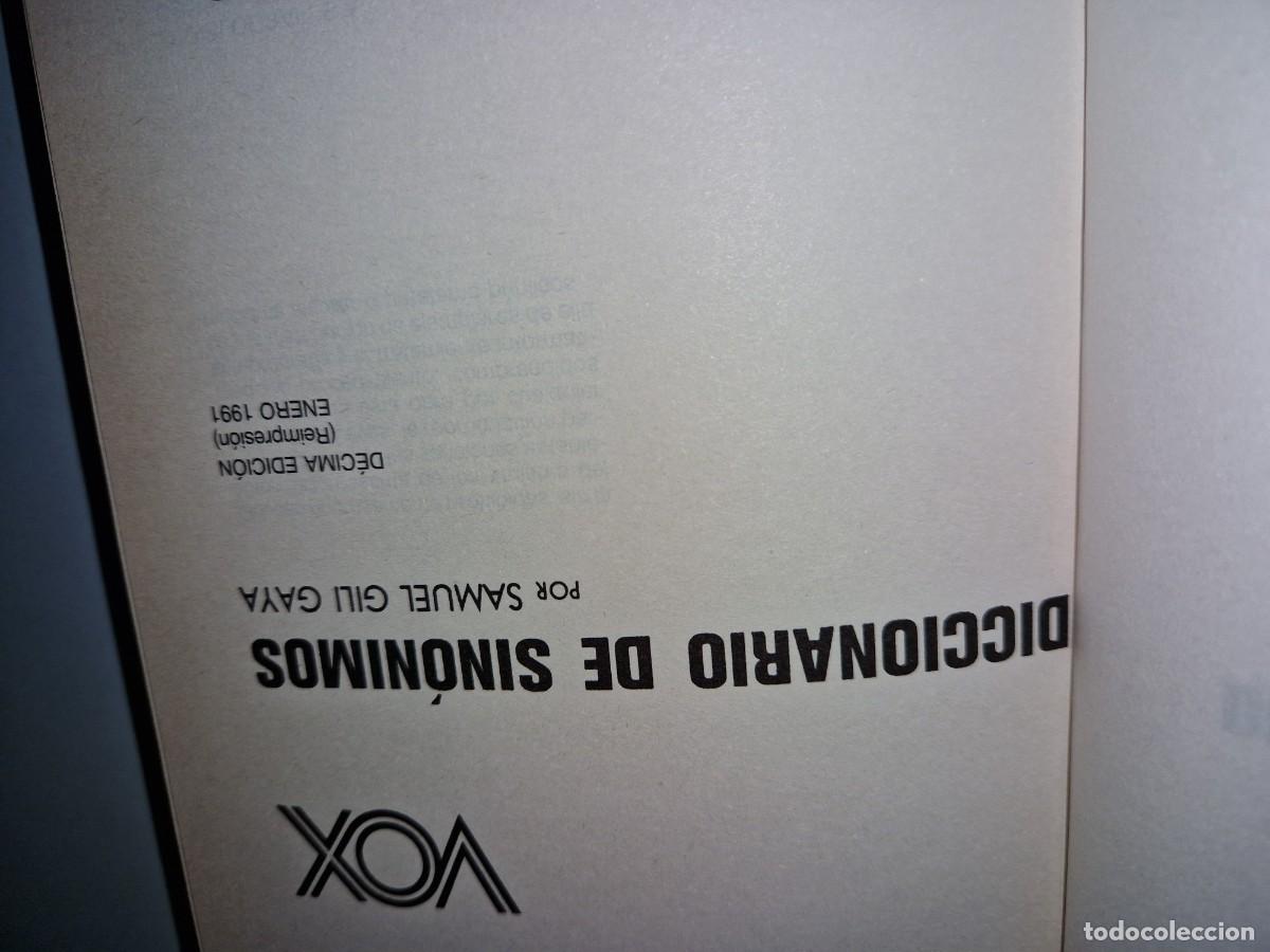 Libros de segunda mano: DICCIONARIO VOX SINONIMOS - Foto 2