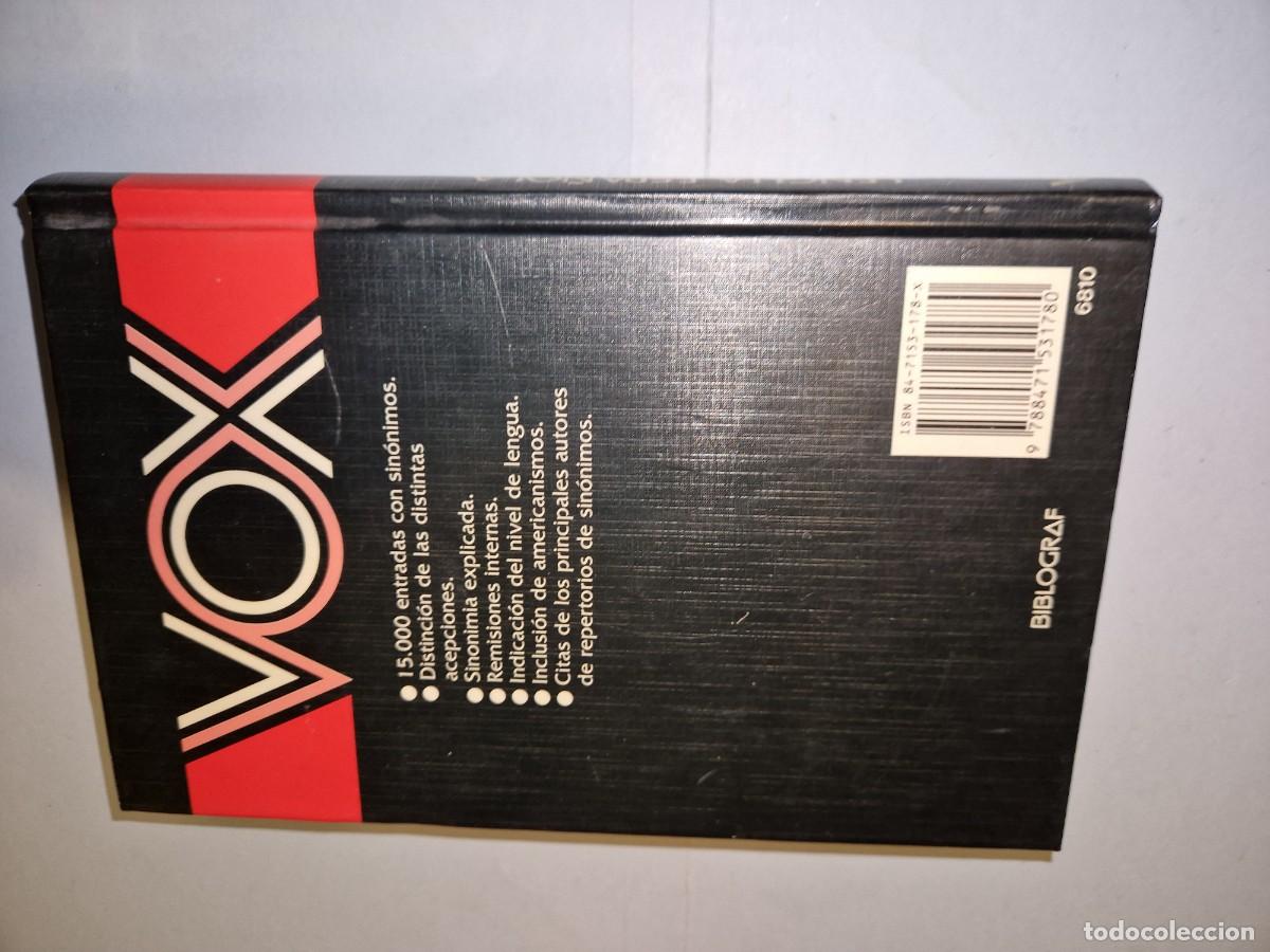 Libros de segunda mano: DICCIONARIO VOX SINONIMOS - Foto 3