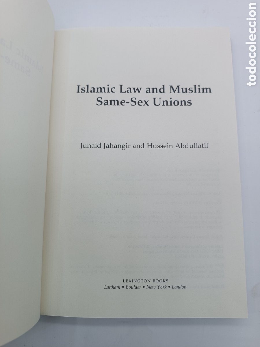 islamic amd muslim same sex unions - Buy Other used books about thinking on  todocoleccion