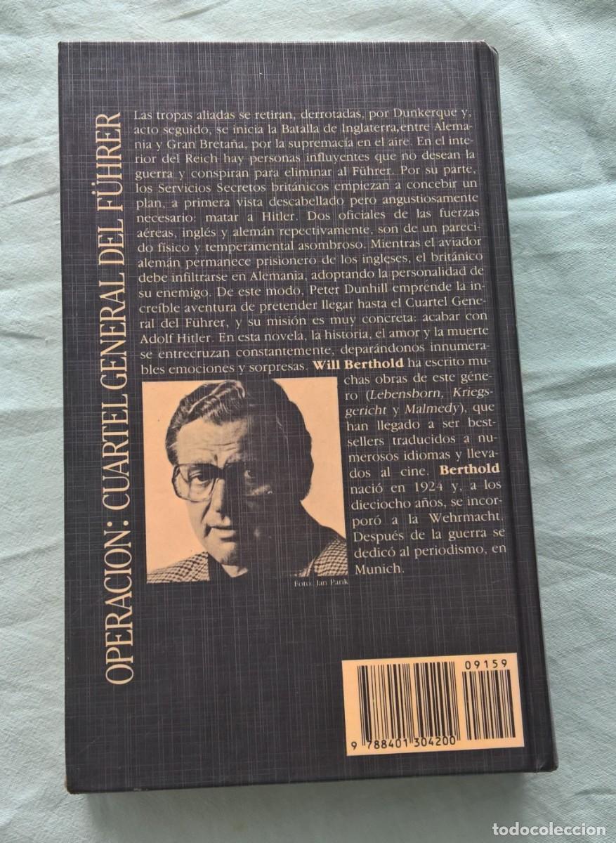 Libros de segunda mano: OPERACION : CUARTEL GENERAL DEL F&Uuml;HRER . 1984..1&ordf; Edici&oacute;n - Foto 4