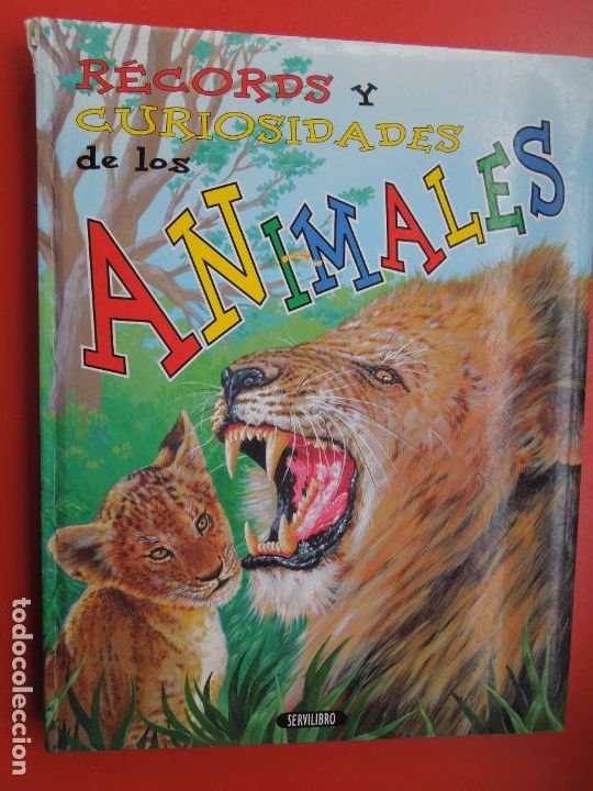 Libros de segunda mano: RECORDS Y CURISIODADES DE LOS ANIMALES - SERVILIBRO - 2003 - ACOLCHADO - Foto 1